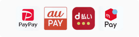 PayPay、auPAY、d払い、メルカリPay